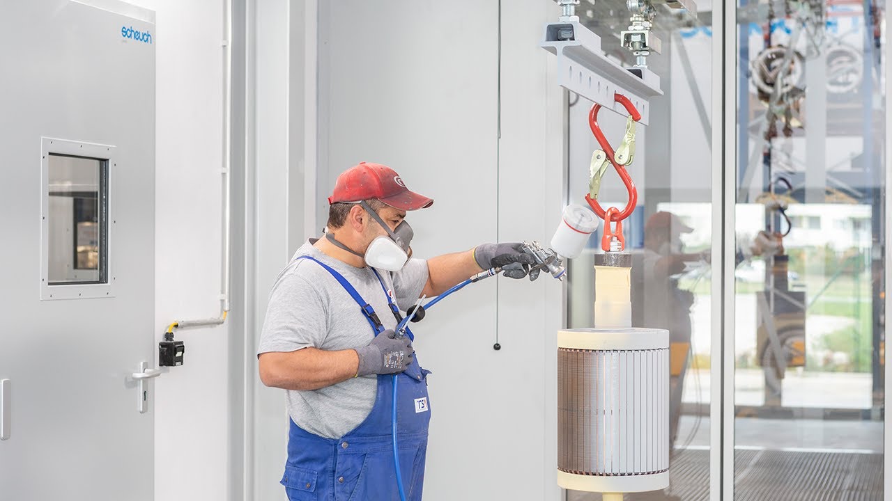 TSA (Traktionssysteme Austria GmbH) Lackieranlage und Trockenanlage von Scheuch LIGNO GmbH