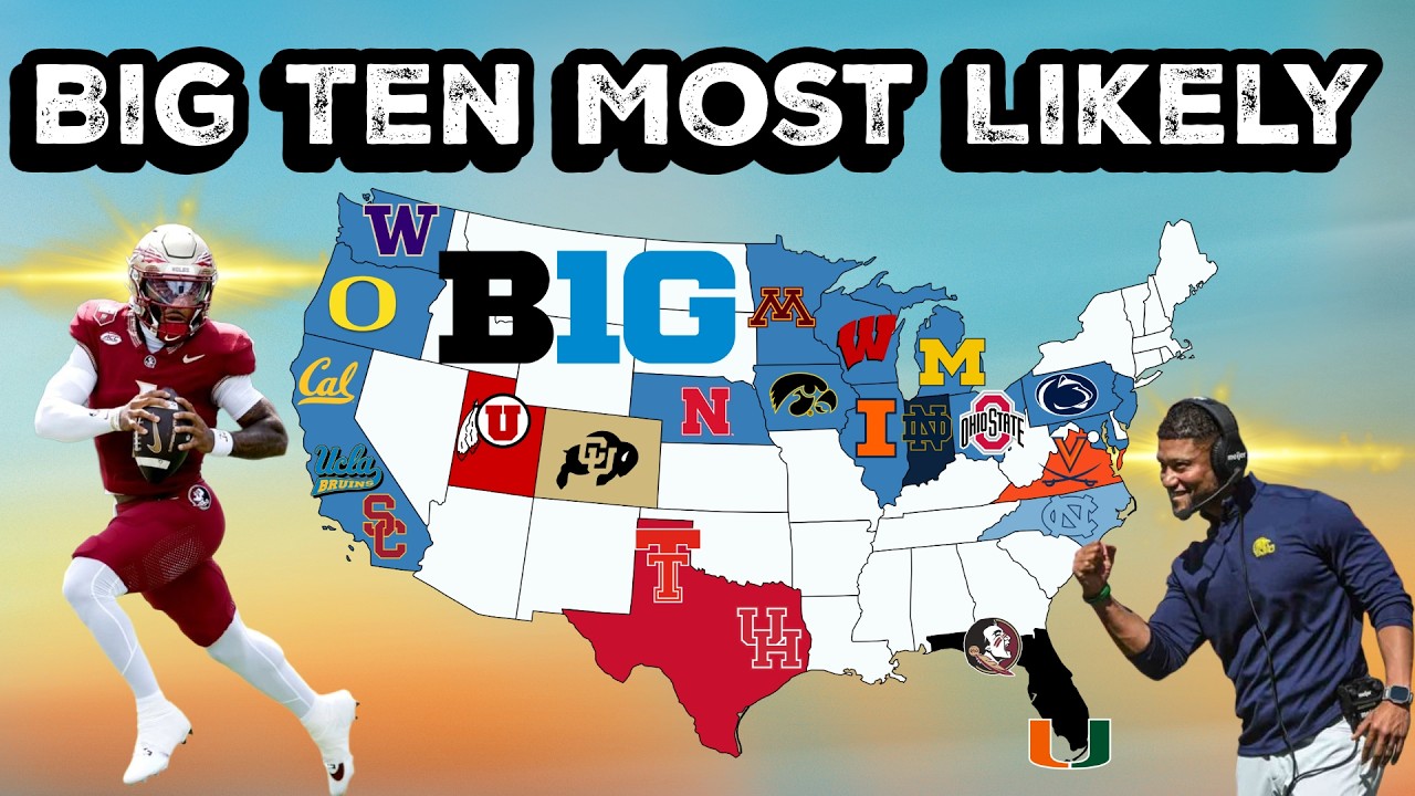 Самые вероятные изменения в составе конференции Big Ten