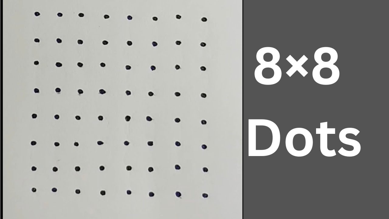 Latest rangoli designs | New dots rangoli  | Easy rangoli step by step ♥️✨