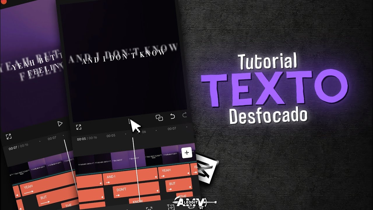 Tutorial Como Fazer Lyrics Vídeo Com Texto Desfocado no ( Capcut )