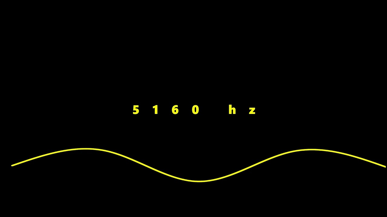 ⒽⓏ  5160 HZ FREQUENCY TONE 15 MINUTS ЧАС🔥🎵 🎧