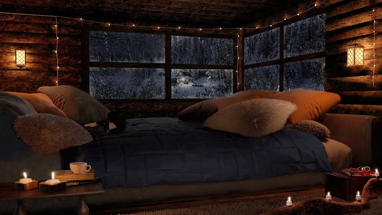 🌧️ Lluvia y Truenos en el Bosque de Noche | Rain & Thunderstorm ASMR for Sleep