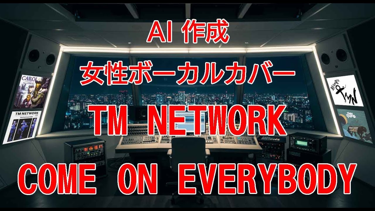 【AI Cover】COME ON EVERYBODY  #tmnetwork【女性ボーカル・カバー】