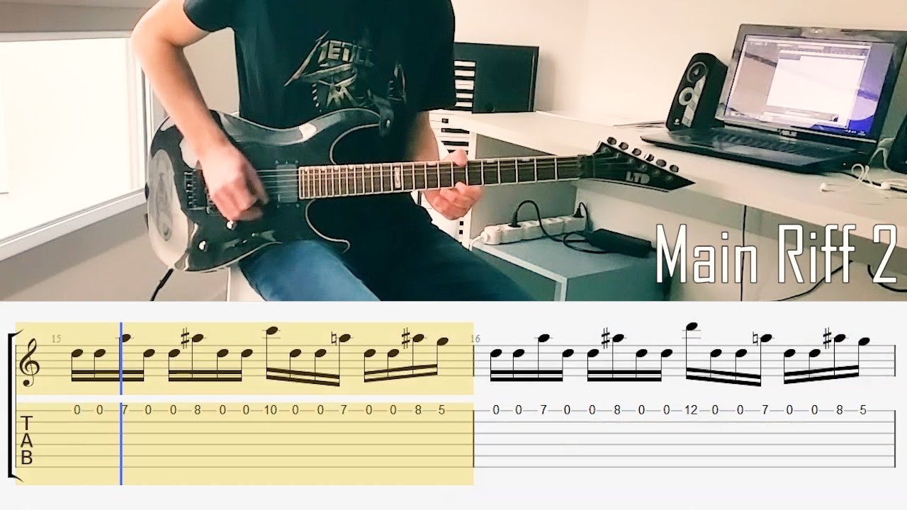 RAMMSTEIN - Deutschland Full Guitar Lesson w/ Tabs