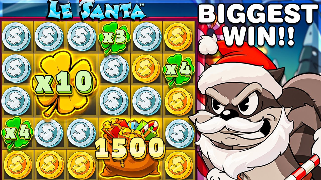 10X GOLDEN CLOVER On LE SANTA!! (BIGGEST WIN)