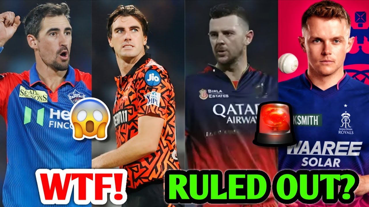 WTF is going on? All These IPL Players are RULED OUT 🚨 Ellis, Ferguson, Curran, Starc, Hazlewood