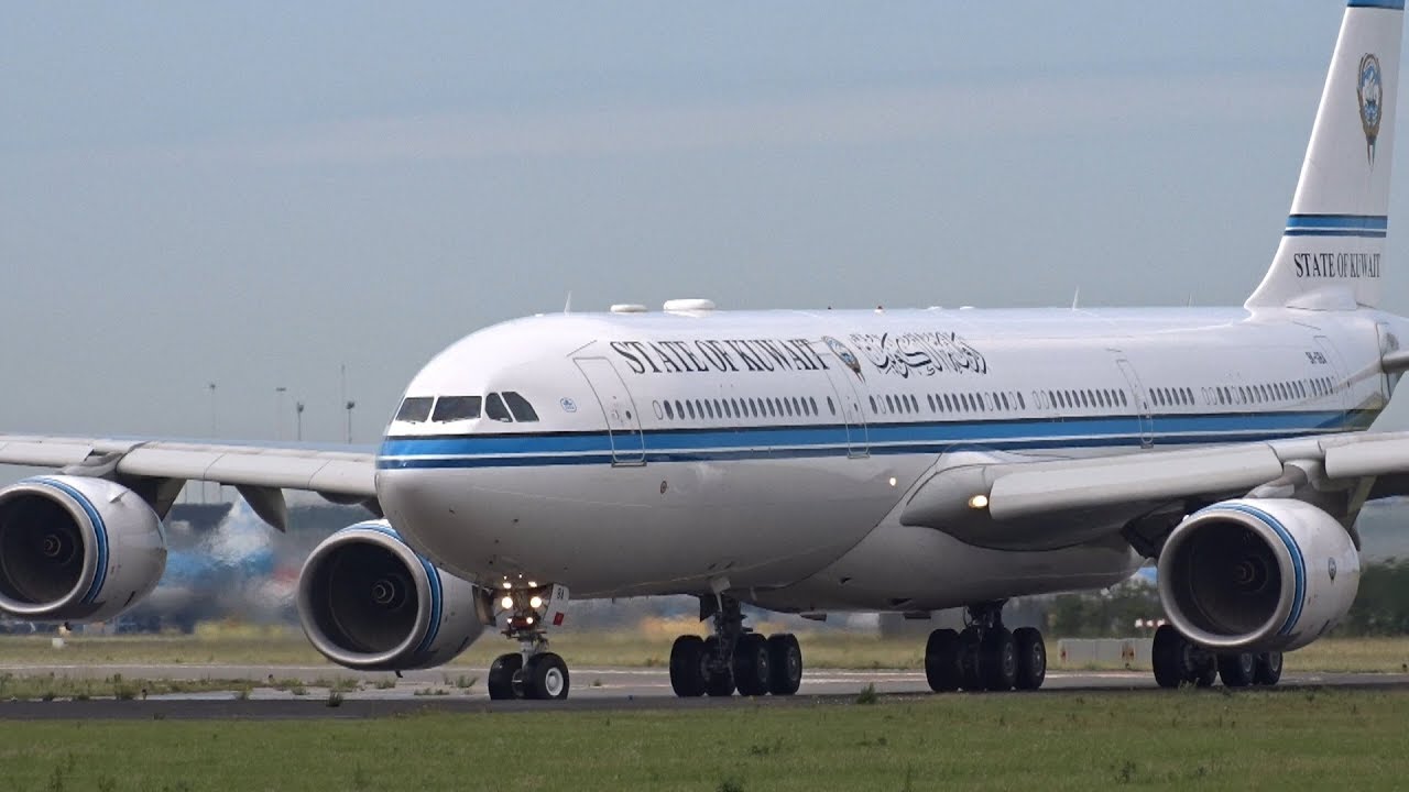 WOW! HEAVY Take Offs Amsterdam Schiphol airport A340-500, B777s, B747s and A330s!