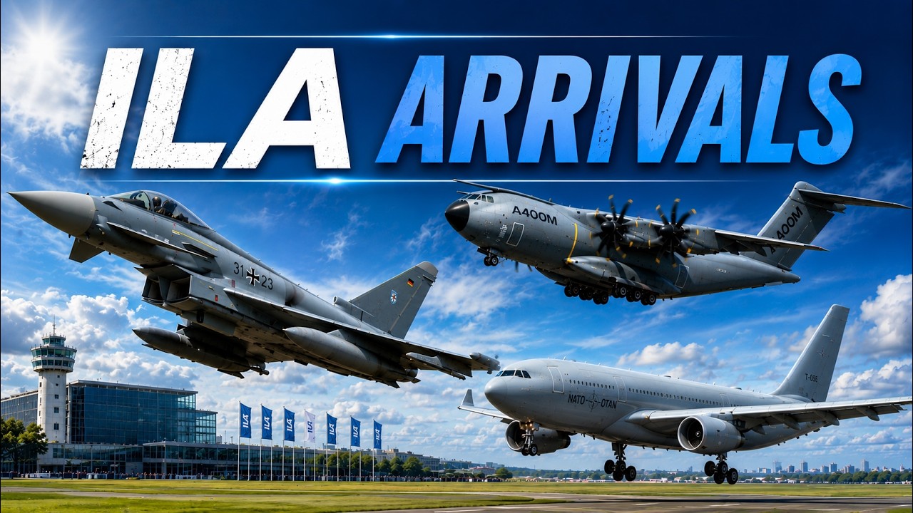 🔴LIVE ILA 2026 ARRIVALS AT BERLIN AIRPORT BER PLANE SPOTTING, 08.06.26