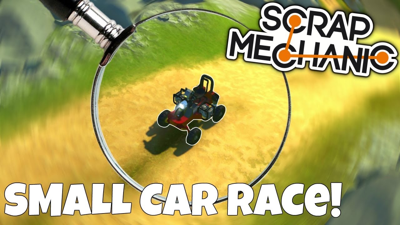 SMALLEST CAR RACE CHALLENGE! - Scrap Mechanic Gameplay Challenge