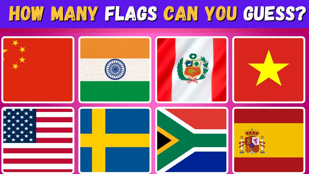 Only Geniuses Can Pass This Impossible Flag Quiz 🌍 | 30 Countries Challenge!