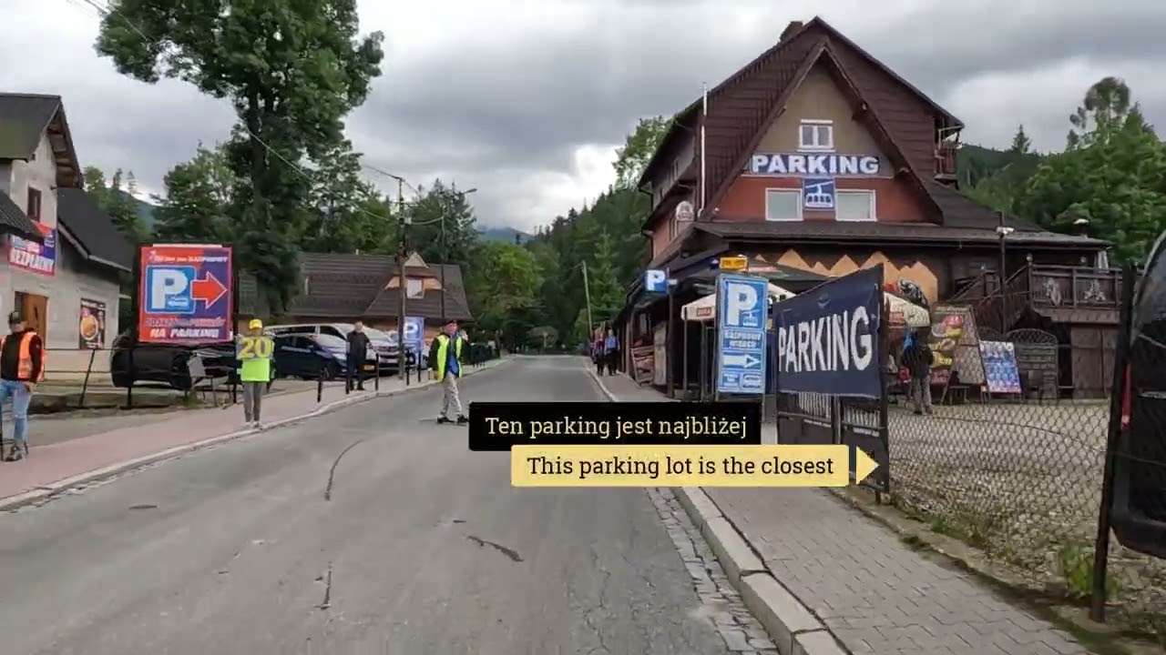 Stąd najbliżej do Kuźnic, pokażę Wam ostatni parking
