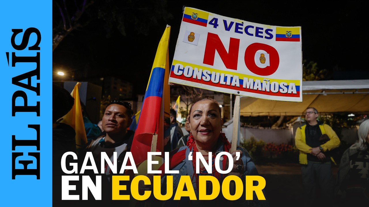 ECUADOR vota 'NO' a las cuatro preguntas del REFER&Eacute;NDUM de NOBOA | EL PA&Iacute;S