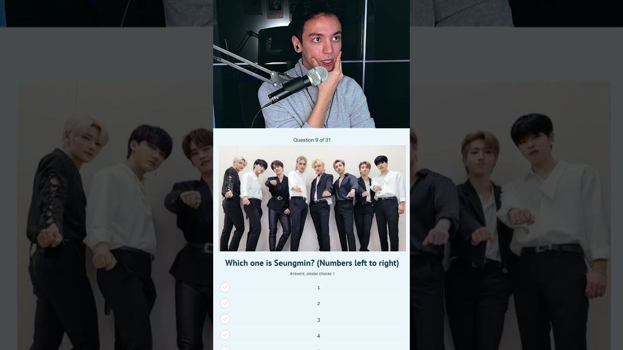 KPOP NOOB SUFFERS DOING SKZ QUIZ 