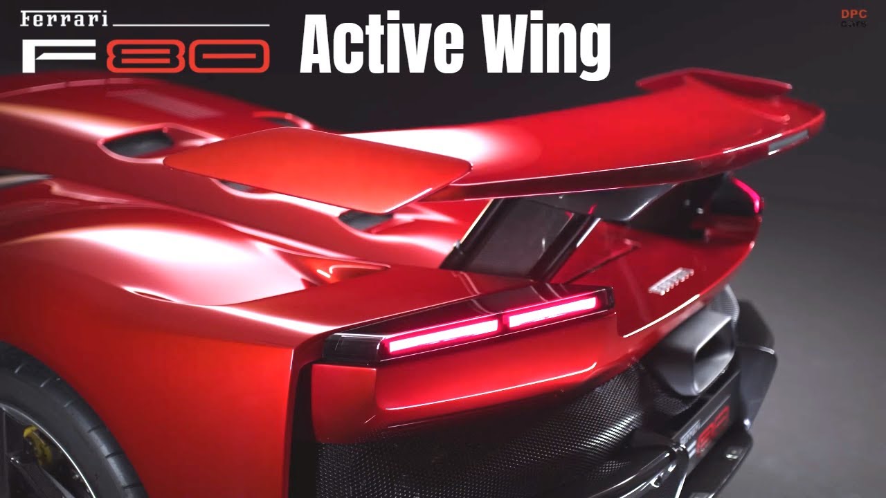 New Ferrari F80 Active Wing Explained