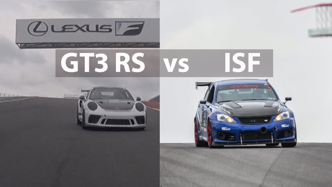 Supercharged ISF vs Weissach GT3RS @ COTA
