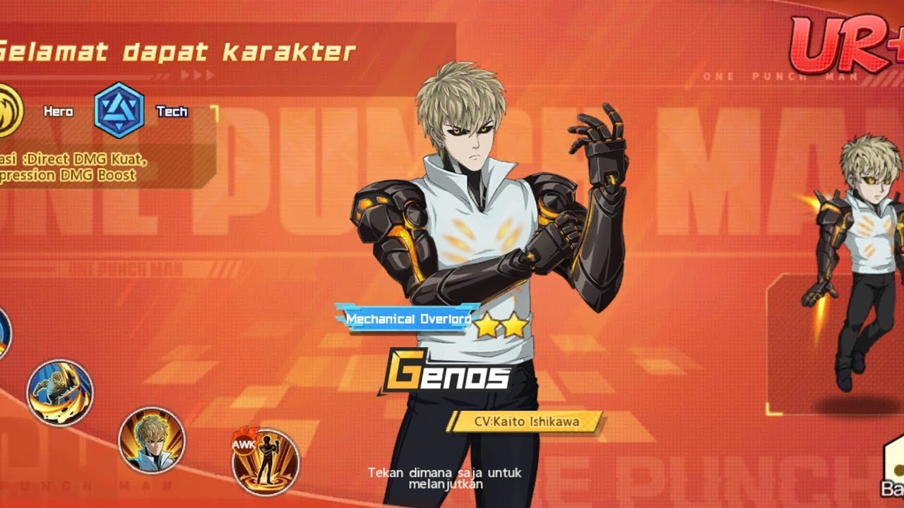 Dikasih mandat buat gacha UR+ GENOS hoki itu pasti nyata geyzt🔥🔥- ONE PUNCH MAN THE STRONGEST