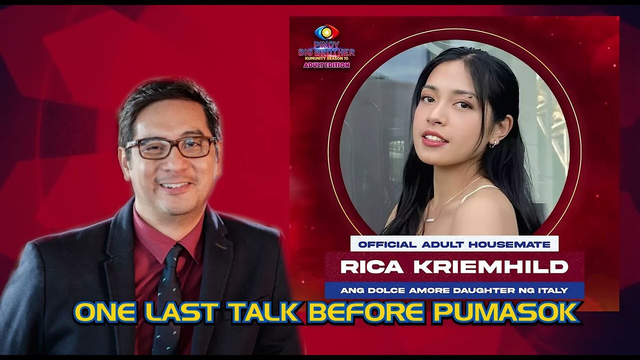 PBB 10: Direk Lauren talks to Rica before entering the house.