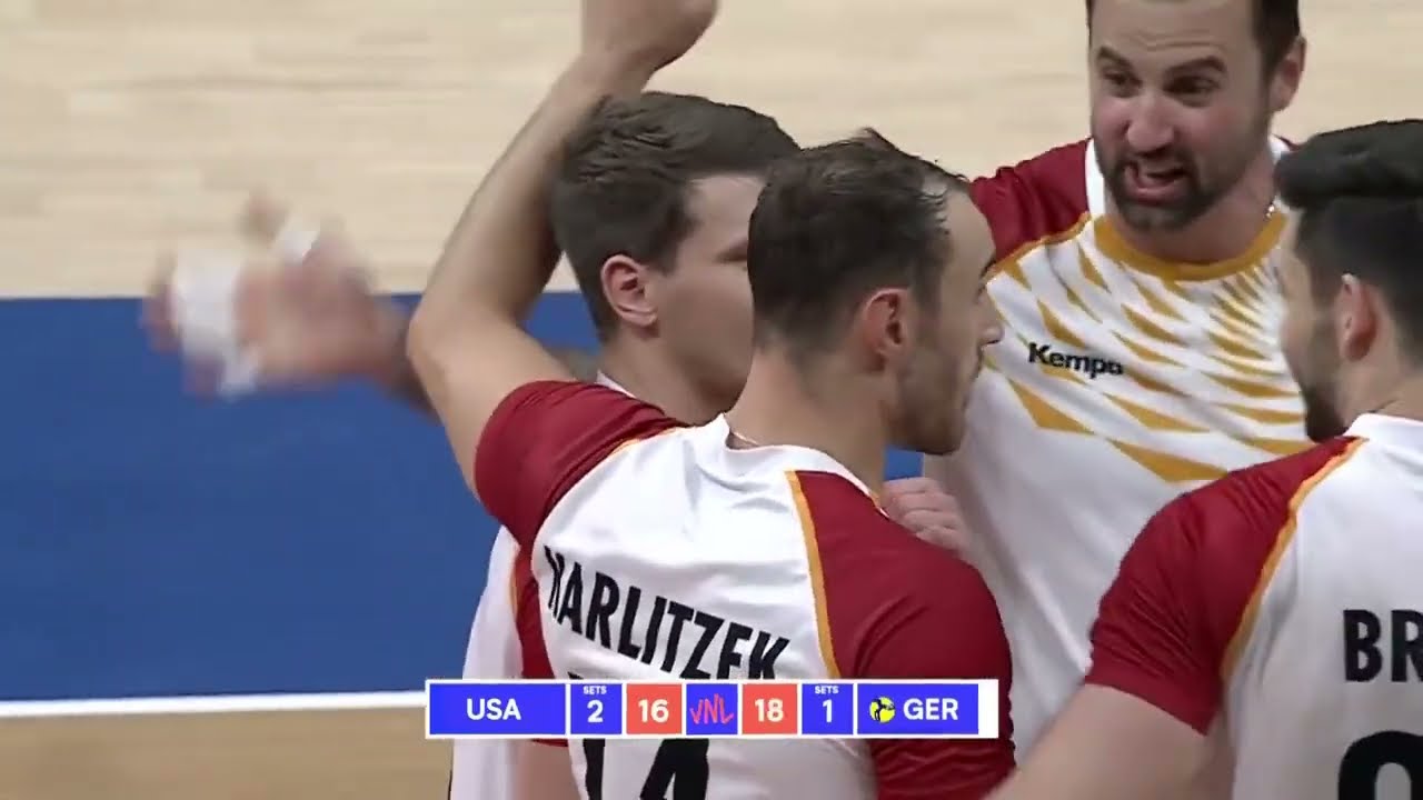 Highlight VNL 2024: Germany VS USA 1-3 | Volleyball Nations League 2024 Men - Moji