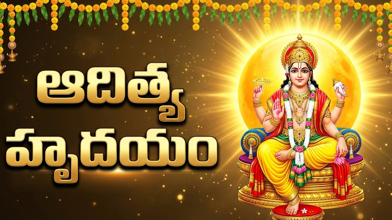 ఆదిత్య హృదయం వింటే కష్టాలు తొలగి అదృష్టం మొదలవుతుంది | Aditya Hrudayam | Surya Bhagavan Songs Telugu