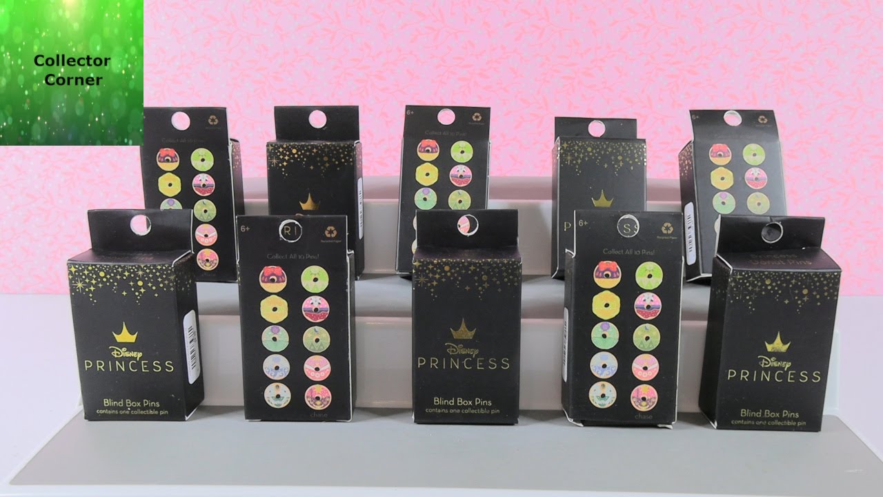 Disney Princess Donut Series Blind Box Pins Unboxing Review | CollectorCorner