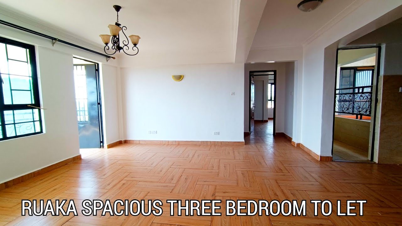 INSIDE THIS MOST SPACIOUS THREE BEDROOM APARTMENT UNITS TO LET IN RUAKA @50K