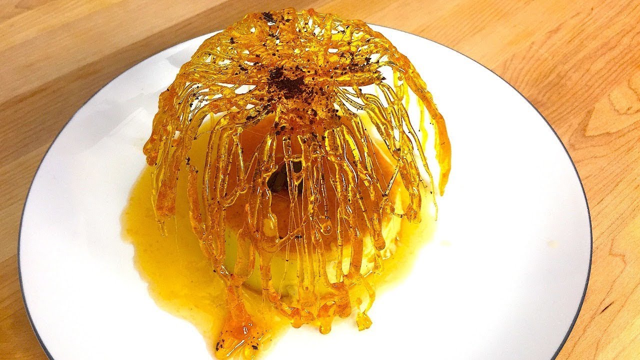 How To Make A Coffee Cr&egrave;me Caramel (With a Caramel Cage)