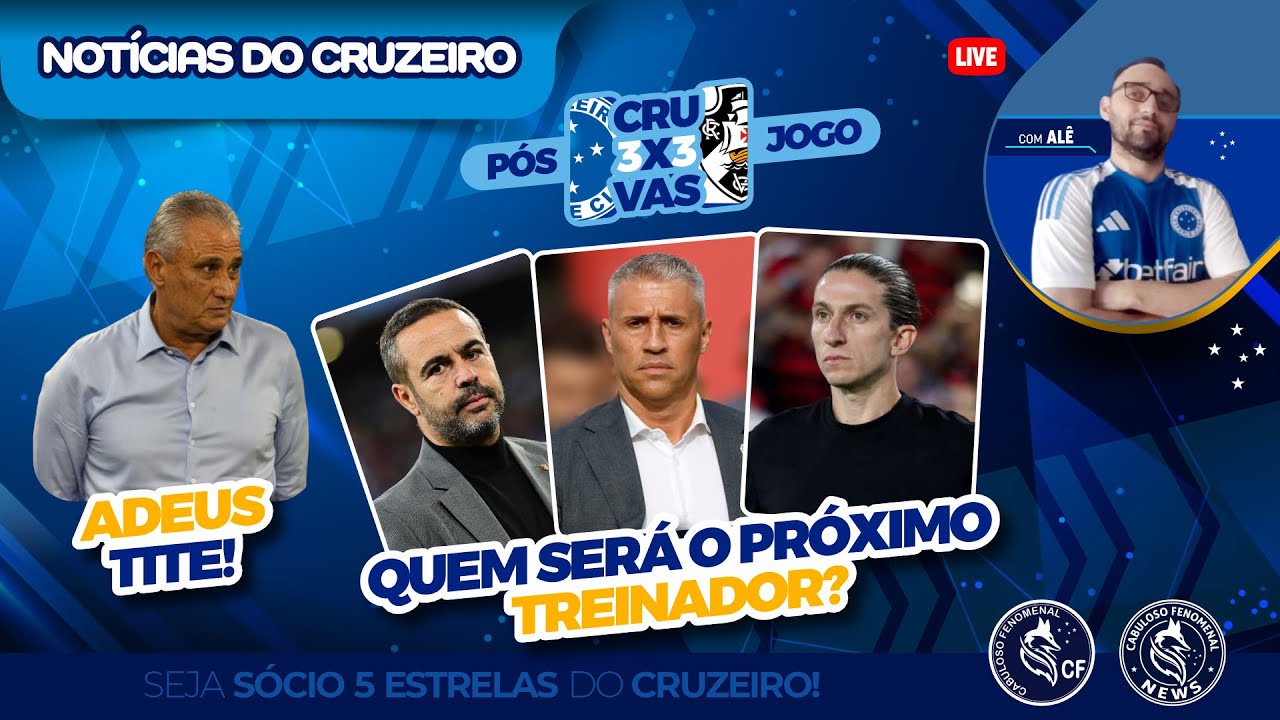 ADEUS, TITE! / PÓS-JOGO CRU 3X3 VAS / QUEM SERÁ O PRÓXIMO TREINADOR? / CABULOSO FENOMENAL