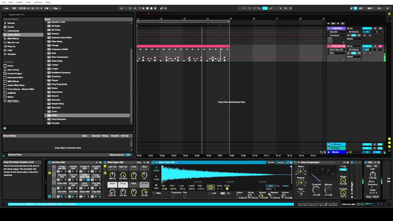 Making a Deep house tune in Ableton Live