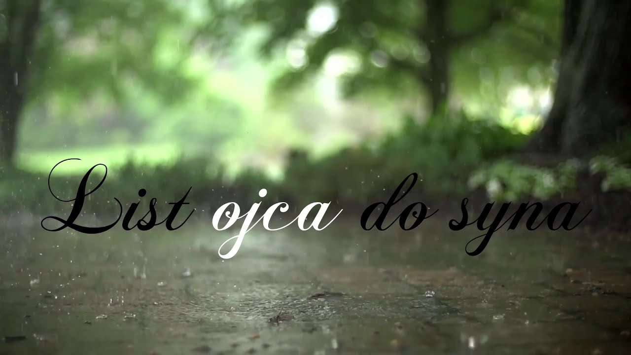 List ojca do syna