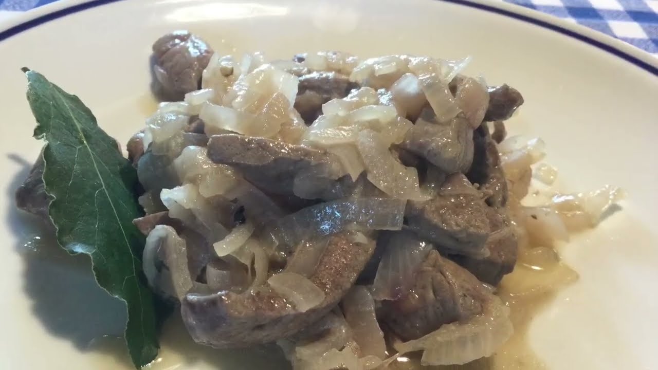 Fegato con cipolle dal libro 