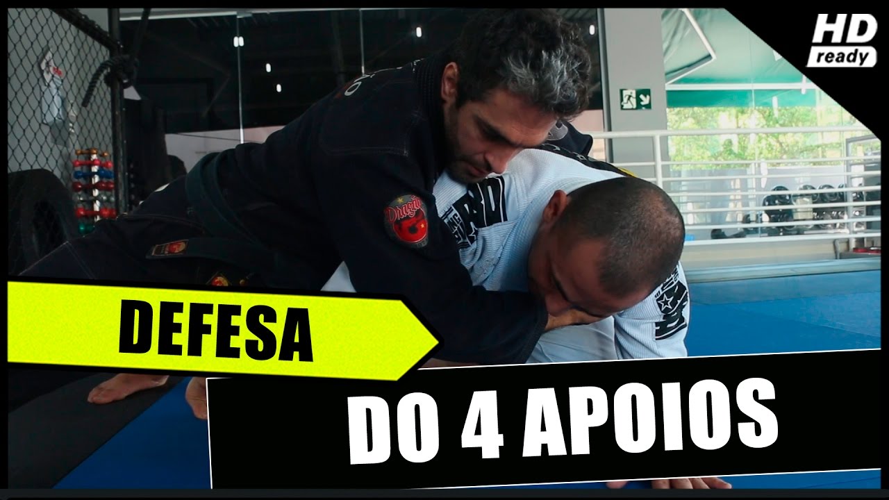 Jiu-Jitsu - Defesa do 4 apoios - Daniel Fabião - BJJCLUB