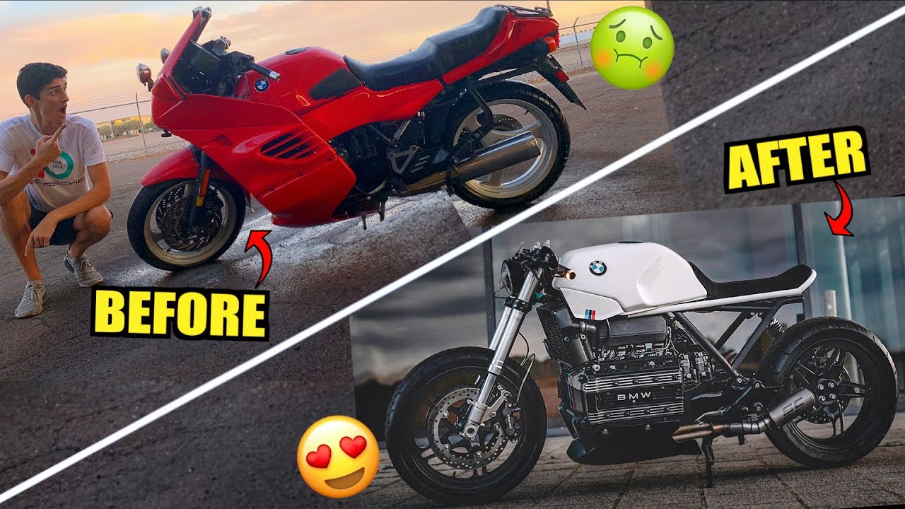 Turning our $925 BMW K1100RS Into a Custom Cafe Racer Build!
