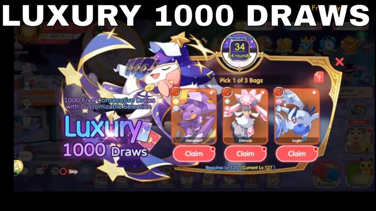 LUXURY 1000 DRAWS ► Pocket Incoming | Pet Impact