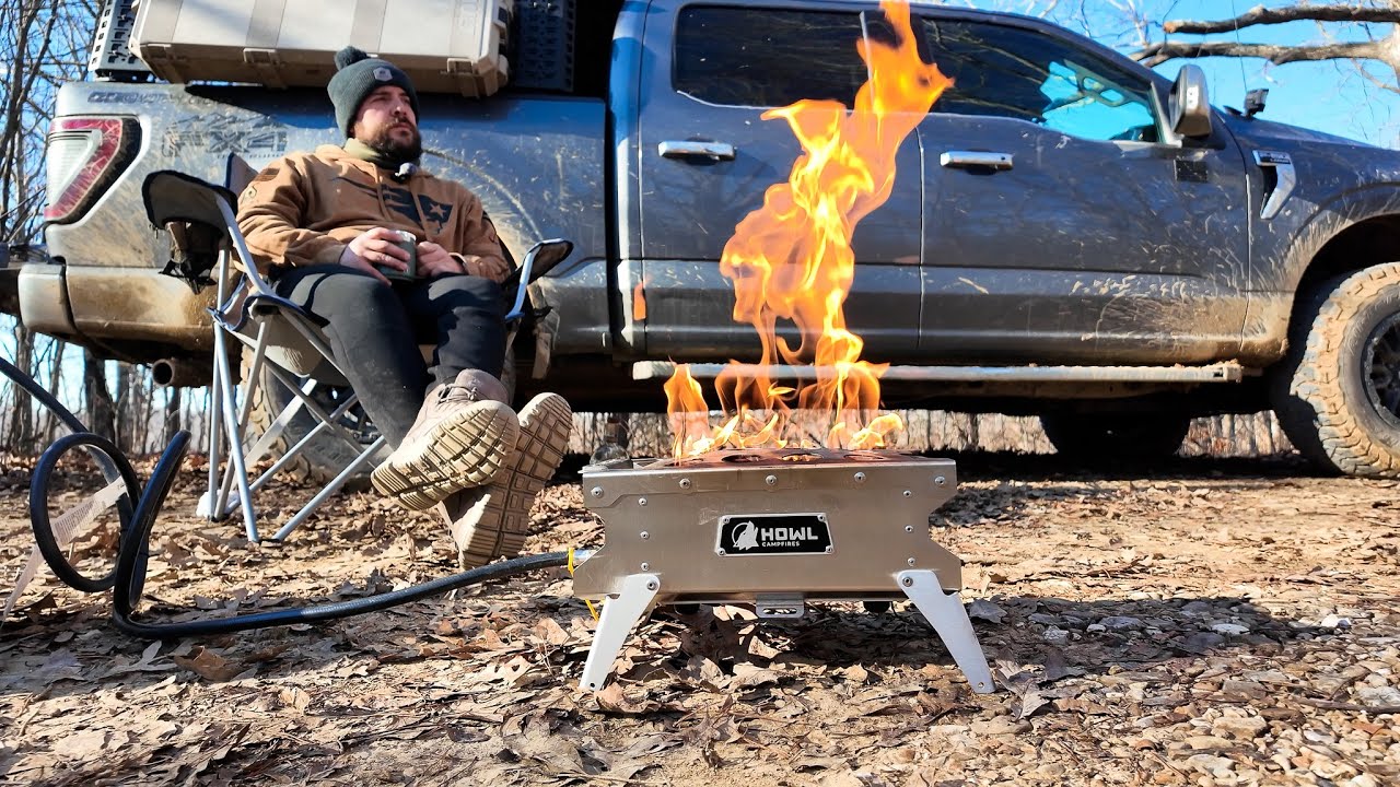 Peaceful Winter Overland Camping | Snow, Fire, and Quiet