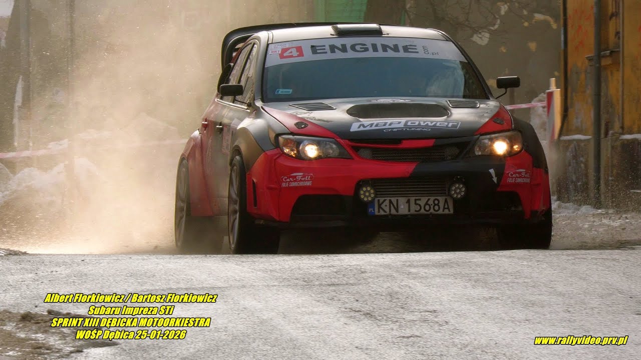 Albert Florkiewicz - Subaru Impreza STi - SPRINT XIII DĘBICKA MOTOORKIESTRA WOŚP Dębica 25-01-2026