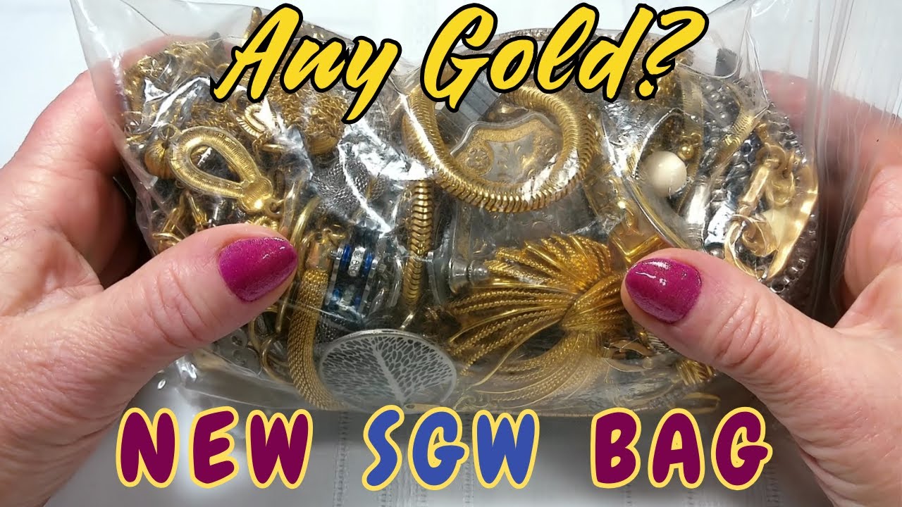 Gold and Silver Tone Jewelry Unboxing ✨ Won at SGW Auction
