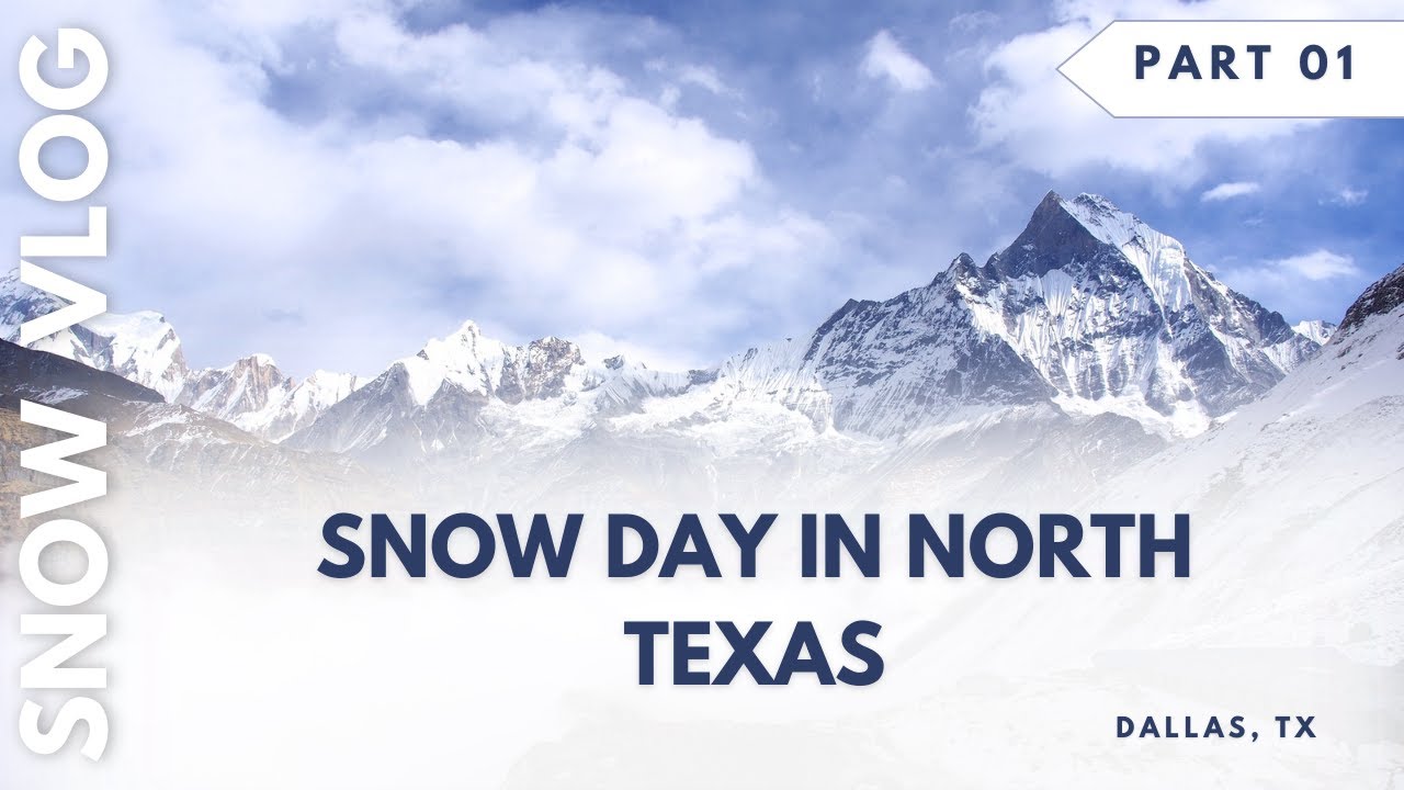 Dallas is Shut Down! 🥶 Winter Storm Vlog (Road Conditions & Snow Day Fun) | Day 1 | 2026