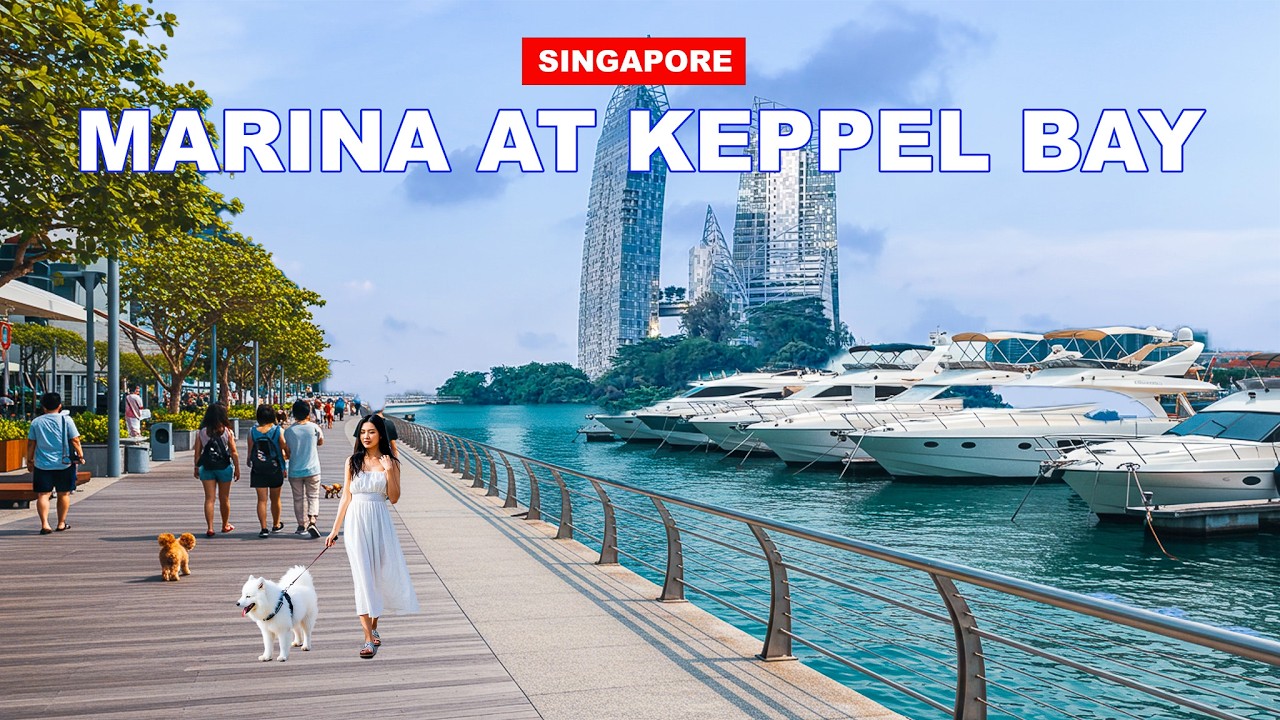 🛳️ Stunning Waterfront District in Singapore | Marina At Keppel Bay to VivoCity😍🌆🇸🇬