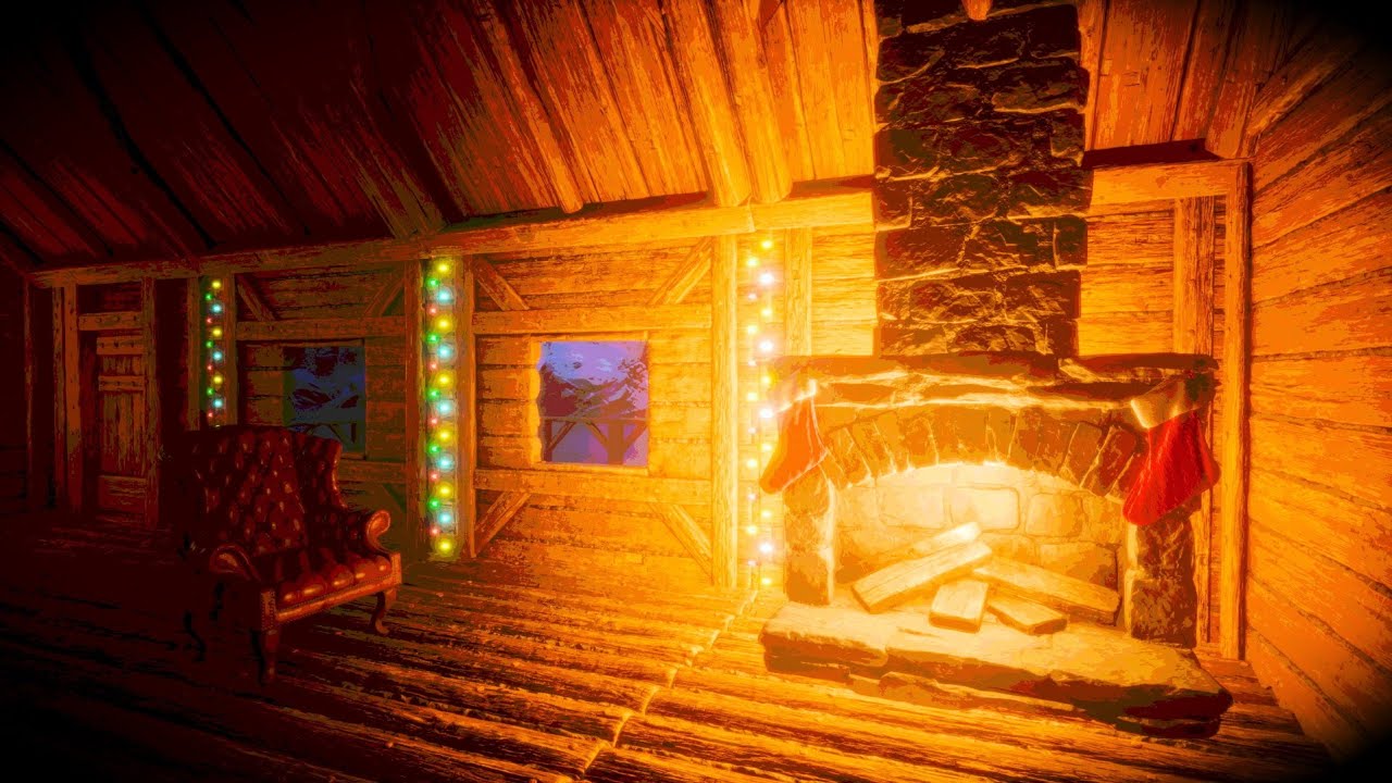 Setting Up The Christmas Cabin (Ark survival ascended)