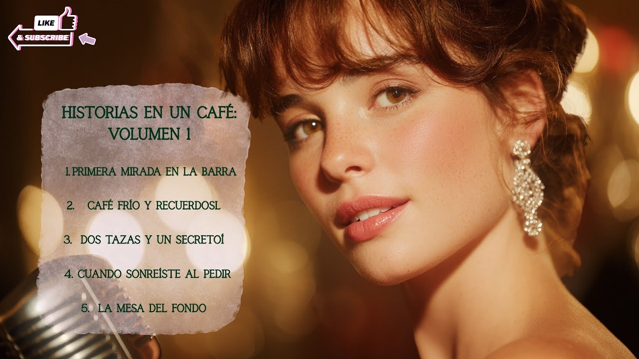 ☕ Historias en un Café • Volumen 1 | Baladas Románticas Suaves Para Tardes Tranquilas
