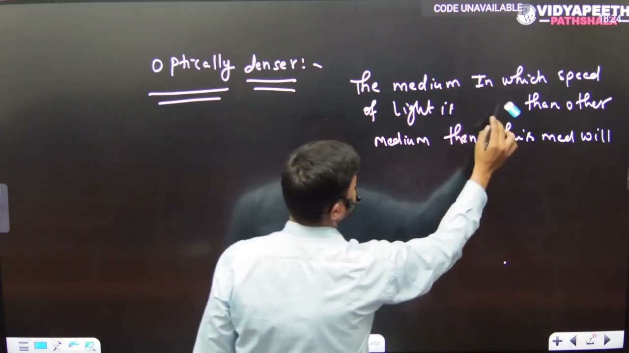 Reflection and refraction || Cause of refraction || Refractive index 