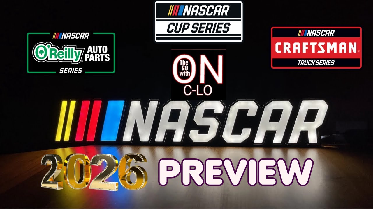 Предварительный обзор сезона NASCAR 2026. Nascar Cup, Orielys Auto Parts, Craftsman Truck Series....
