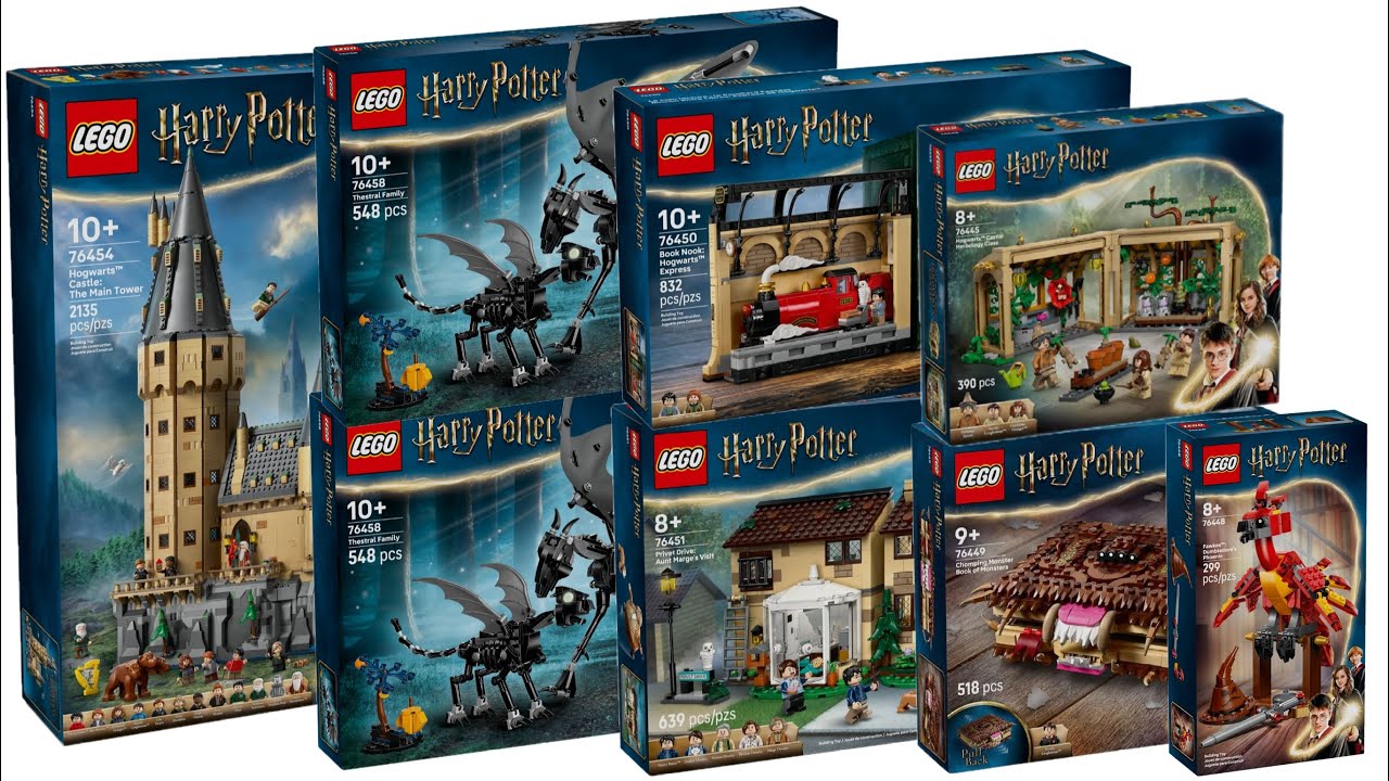 All LEGO Harry Potter Summer Sets 2025 Compilation/Collection Speed Build