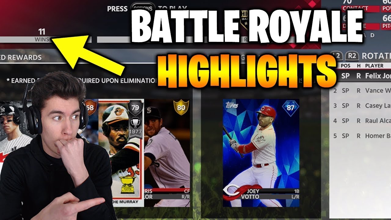 Going for 12 Wins! Battle Royale Highlights MLB The Show 18 Battle Royale Gameplay