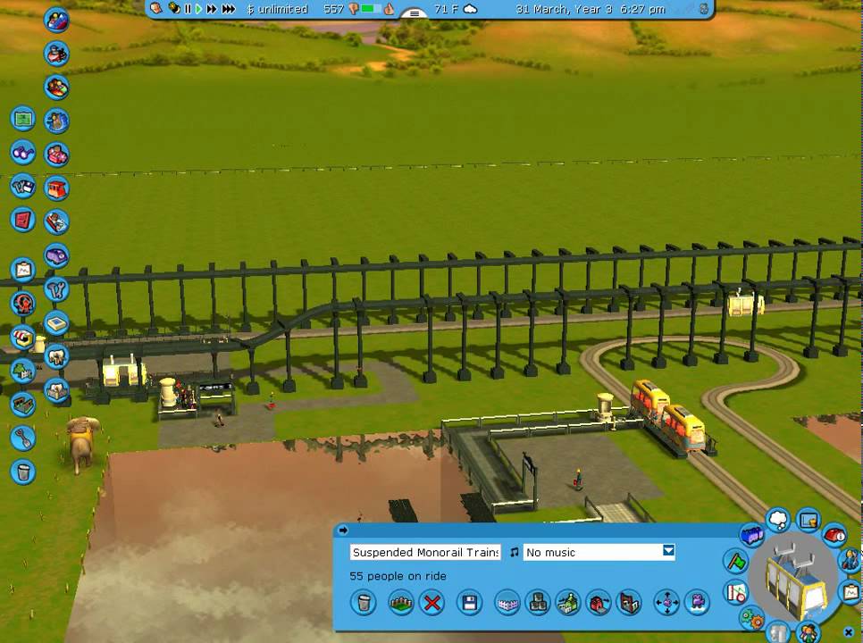 RCT3 - Tutorial - Transport Rides 2