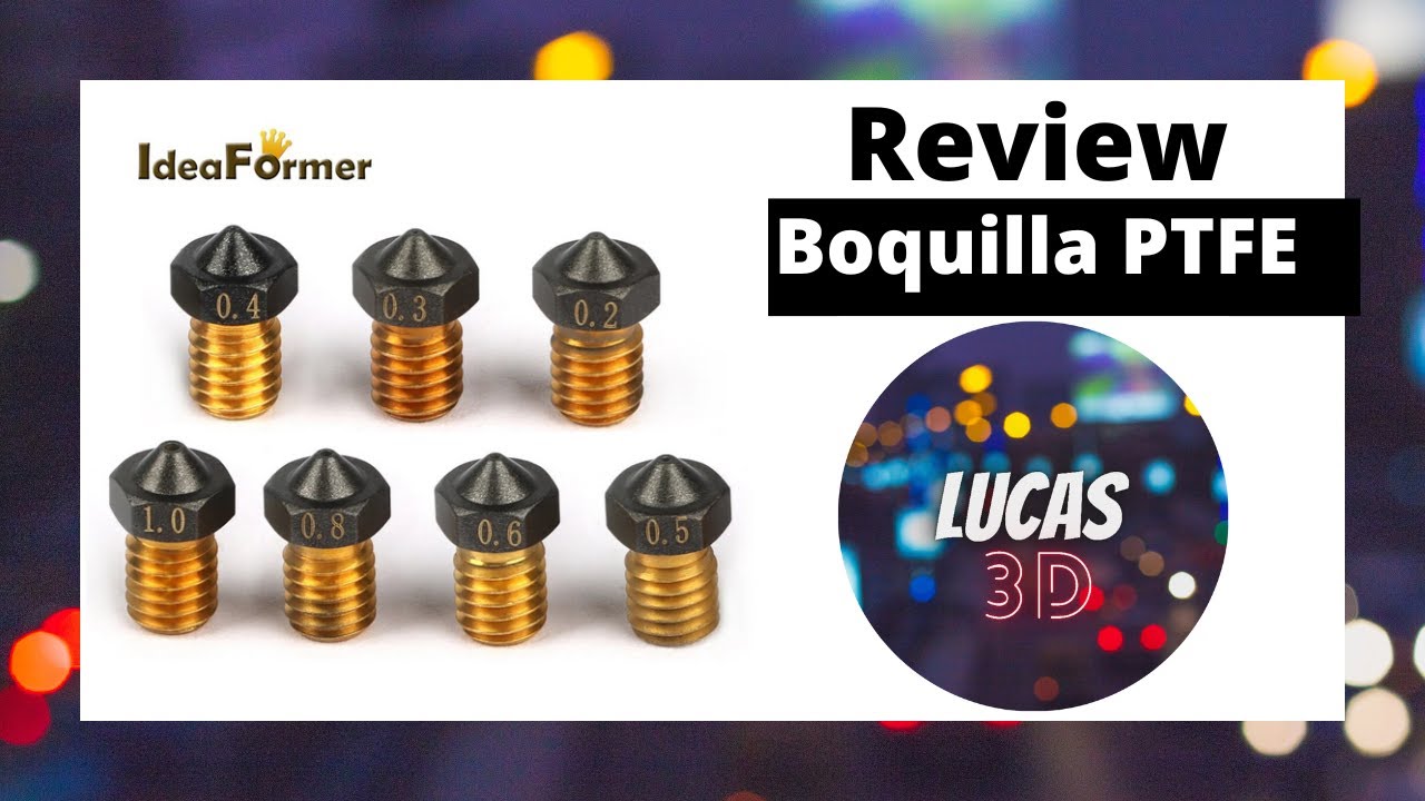 💥Review PLA Boquilla laton CON PTFE🔥 #review #pla