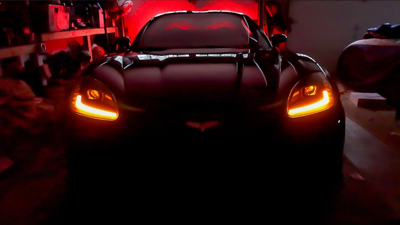 The C6 Corvette gets MODERN C7 Corvette Style Headlights! SO MUCH BETTER* | DriveHub