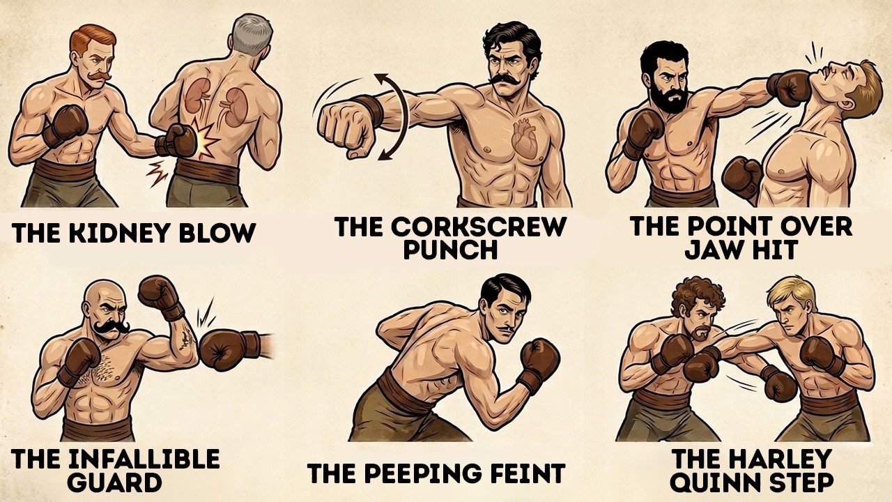 Every Old School Boxing Technique Explained in 18 Minutes