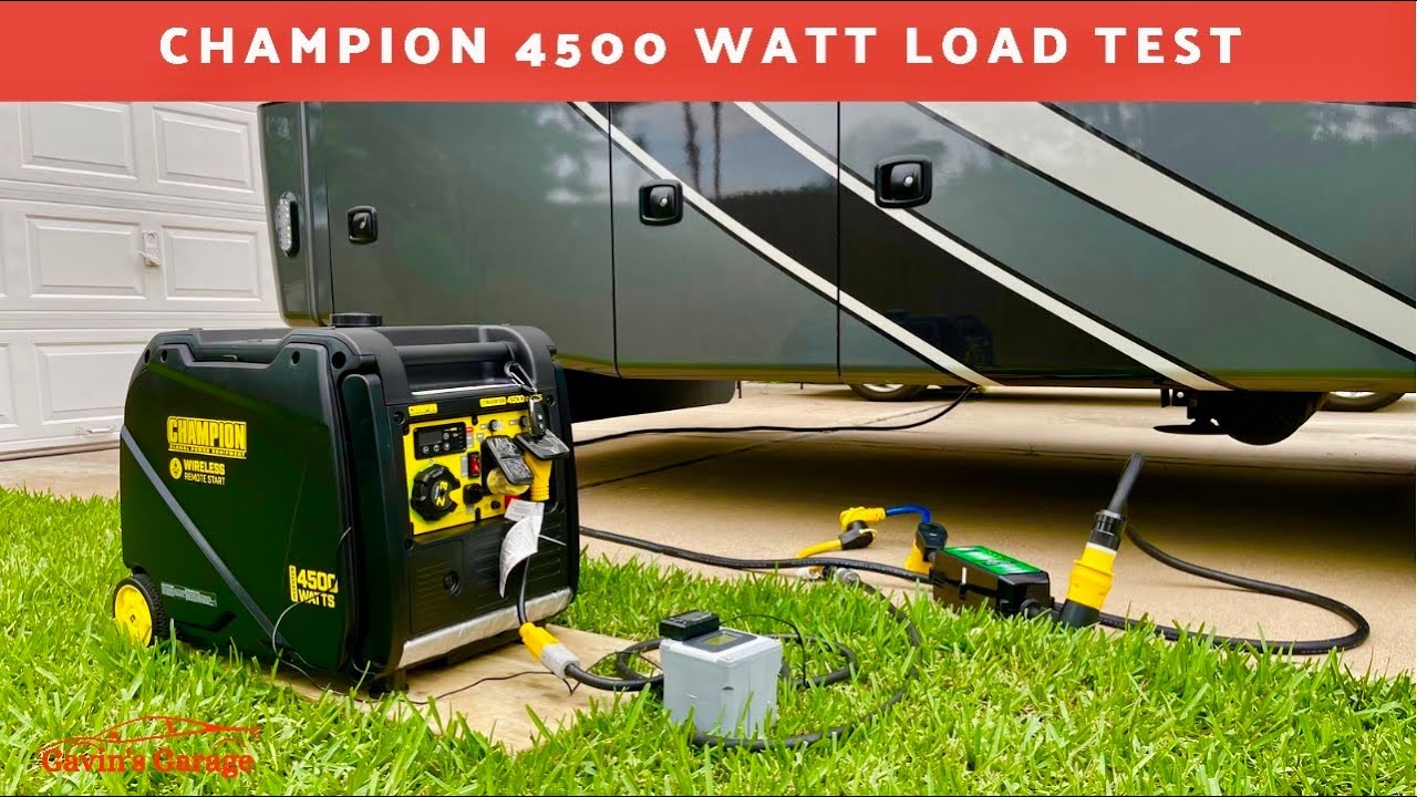 Champion 4500W Wireless Remote Start, Inverter Generator with Quiet Technology (Generator Review)