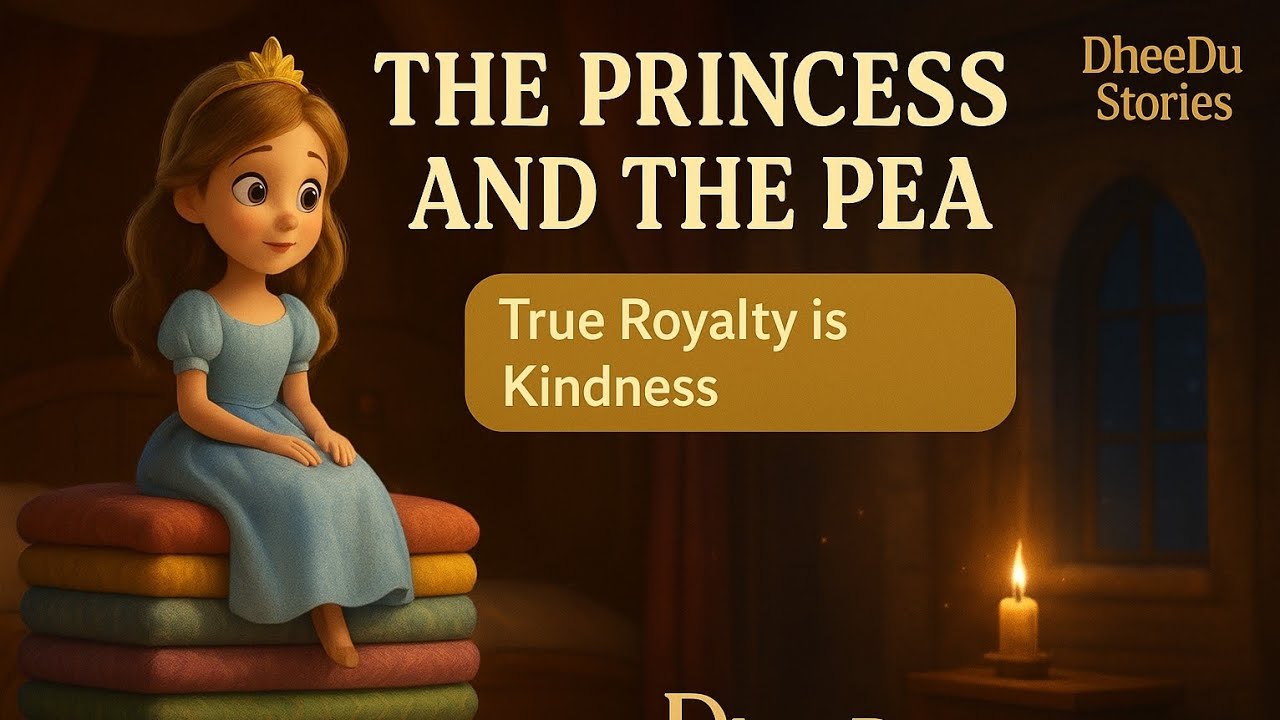 A tiny pea, a tall bed, and a true princess! tale of “The Princess and the Pea” with DheeDu Stories!